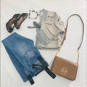 NWOT- Silver And Gold, Large Escada Cardigan